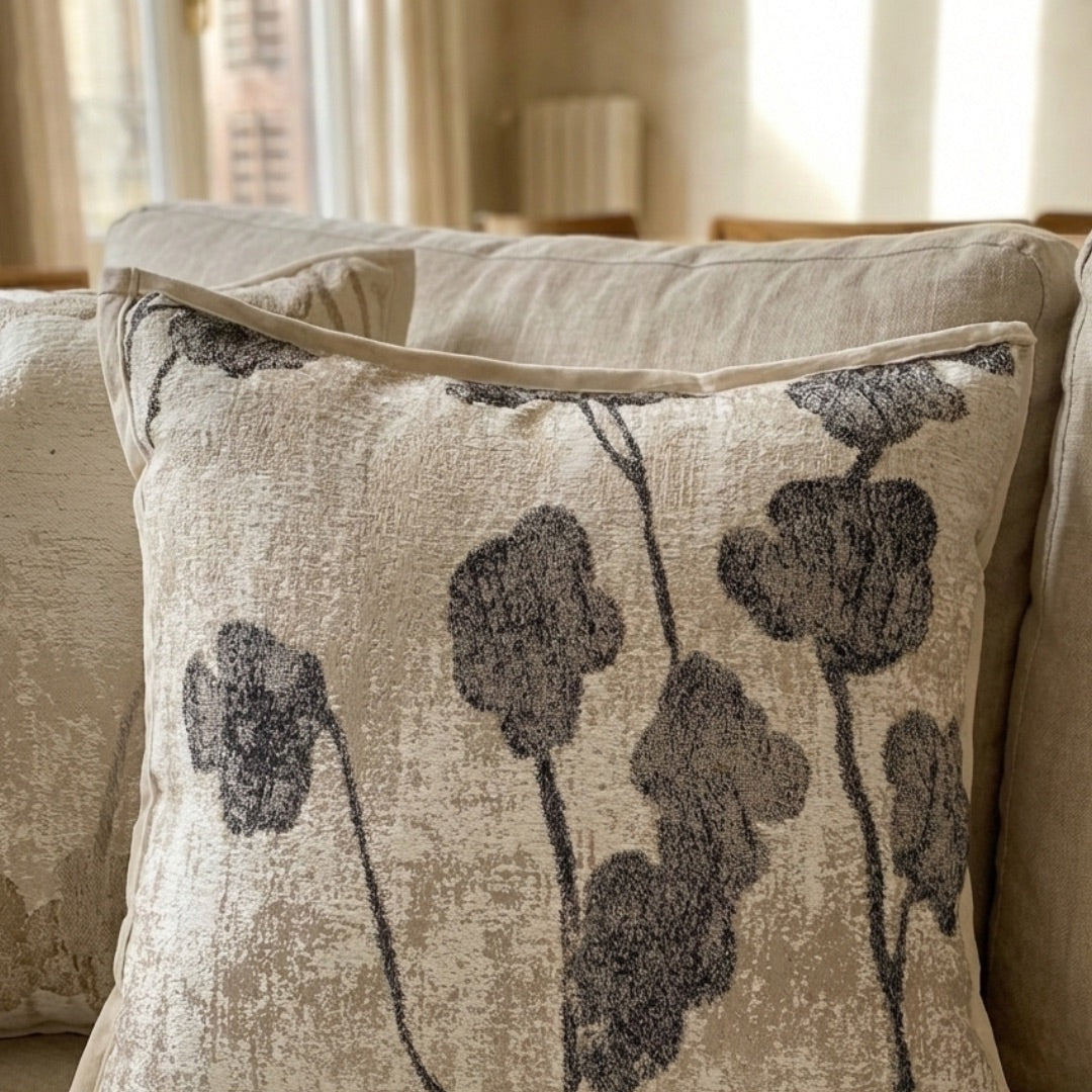 Nature Weave Collection – Chenille Jacquard Cushion Covers