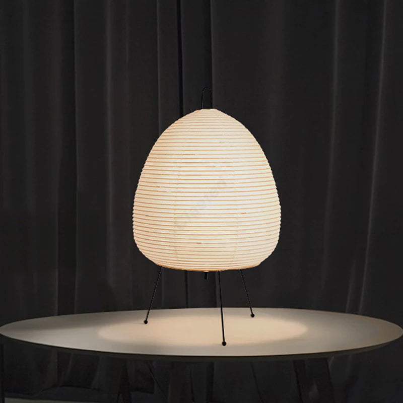 Hikari Lantern – Japanese Wabi-Sabi Rice Paper Table Lamp