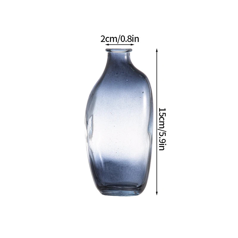 Decorative Glass Vase for Flowers – Modern Home and Office Decoration