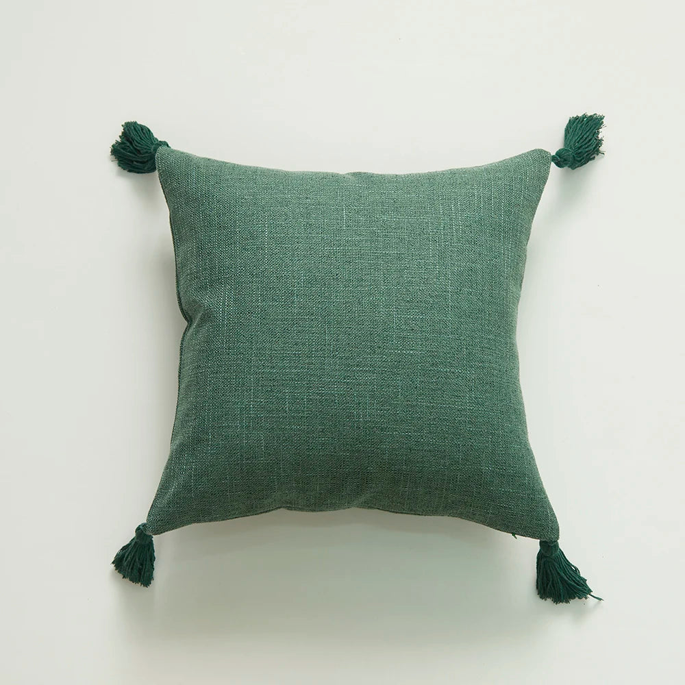 Japanese-Style Decorative Cushion Cover for Sofa, Bed & Living Room