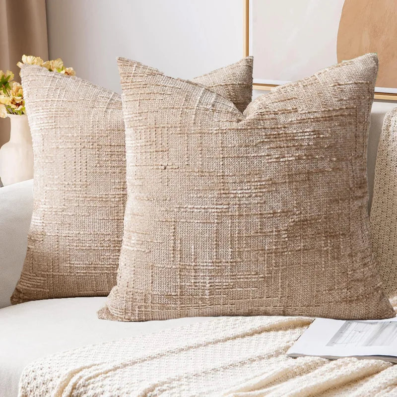 Bamboo Loop Collection – Textured Chenille & Boucle Cushion Covers