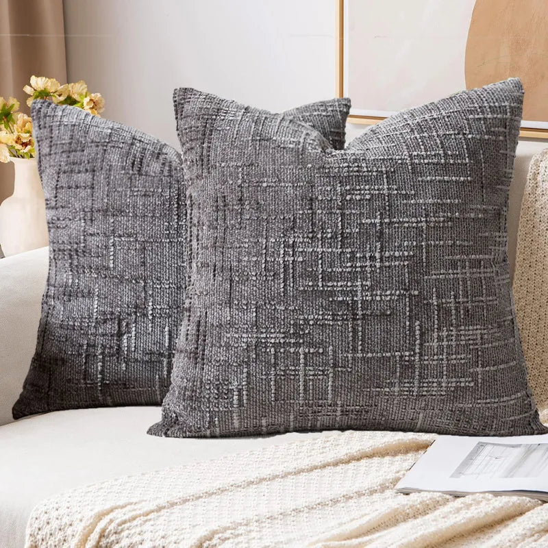 Bamboo Loop Collection – Textured Chenille & Boucle Cushion Covers