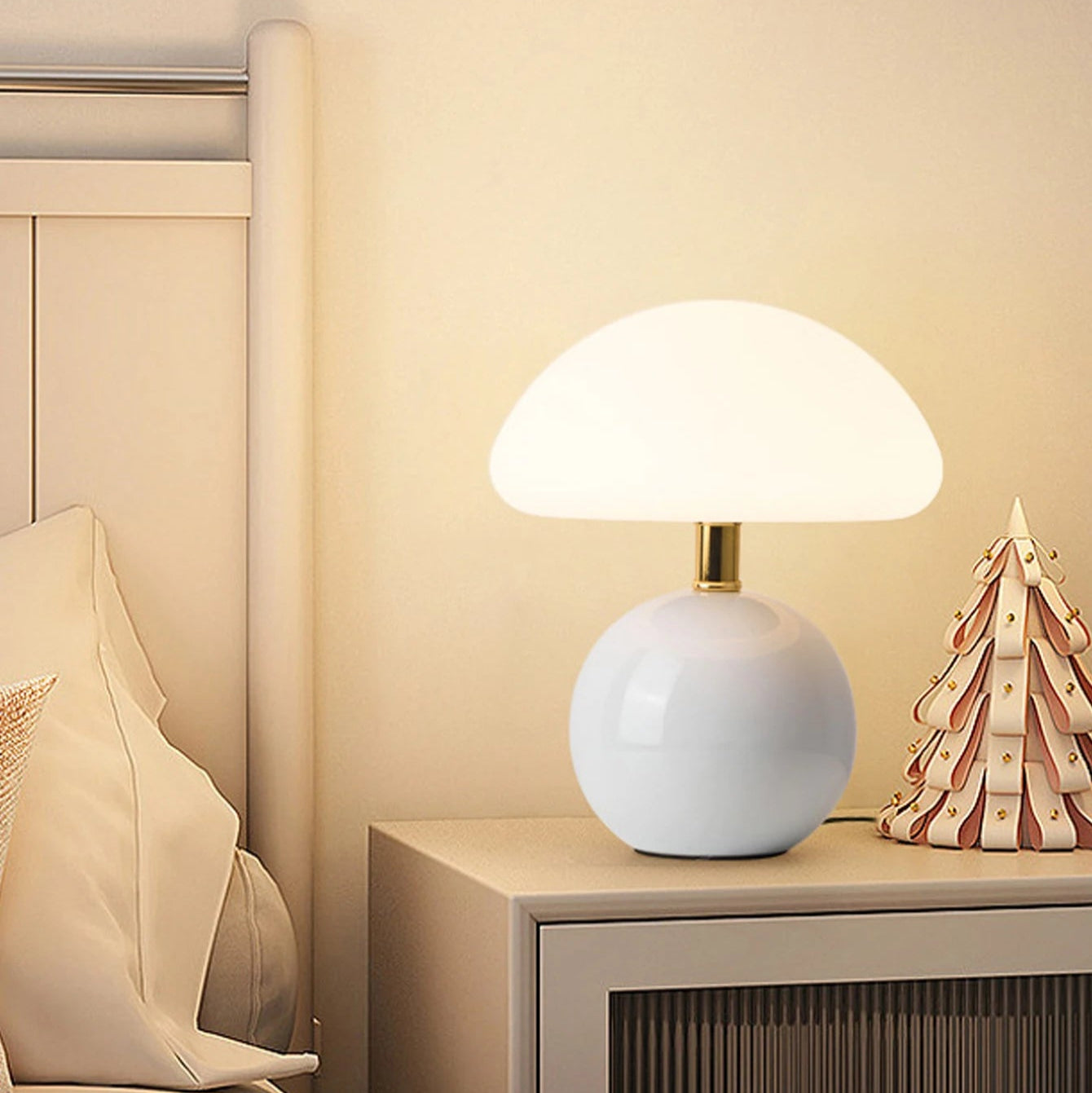 Stratolite Moon LED Bedside Lamp | Minimalist Nightstand Light