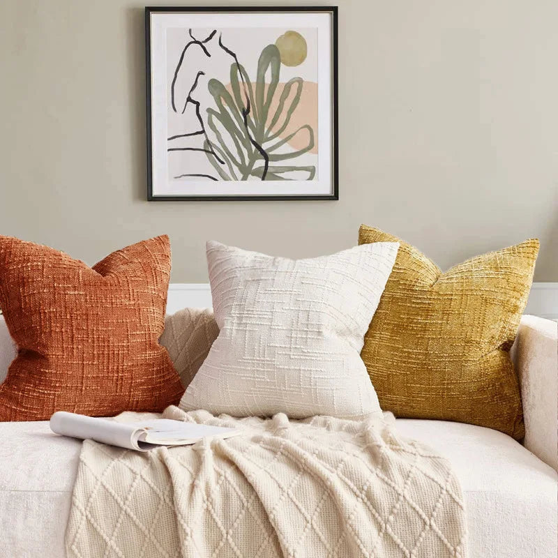 Bamboo Loop Collection – Textured Chenille & Boucle Cushion Covers