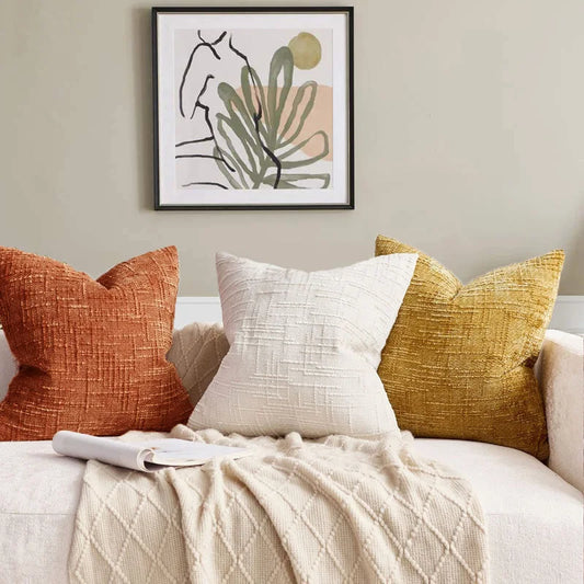 Bamboo Loop Collection – Textured Chenille & Boucle Cushion Covers