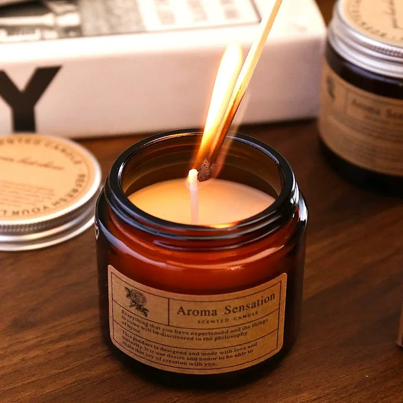 Scented Aromatherapy Soy Candles for Home & Events