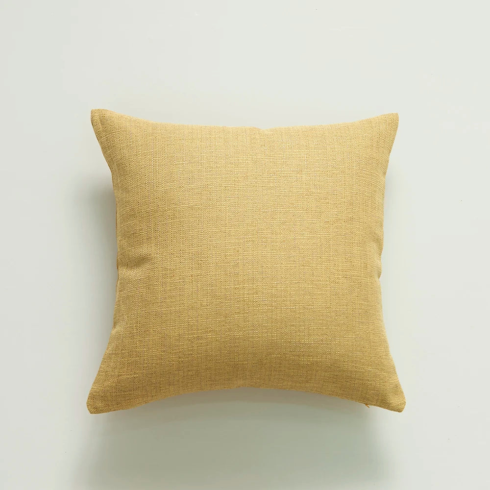 Japanese-Style Decorative Cushion Cover for Sofa, Bed & Living Room