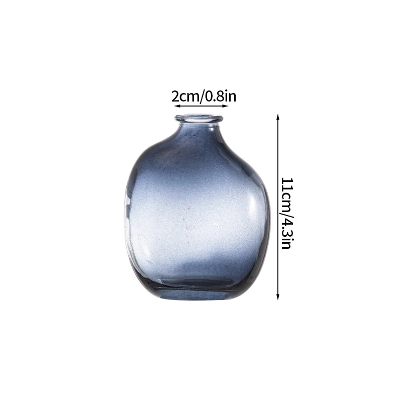 Decorative Glass Vase for Flowers – Modern Home and Office Decoration
