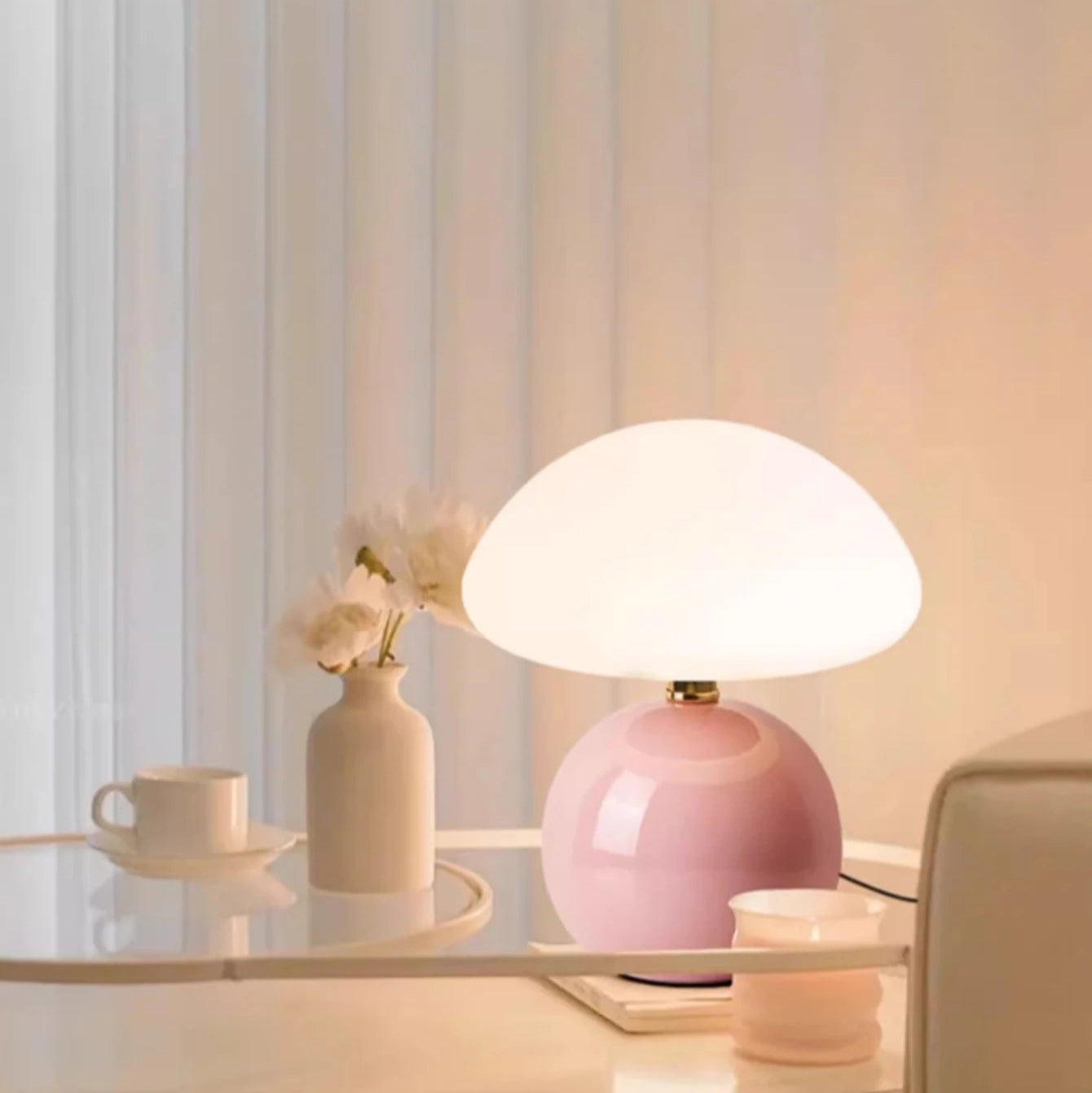 Stratolite Moon LED Bedside Lamp | Minimalist Nightstand Light