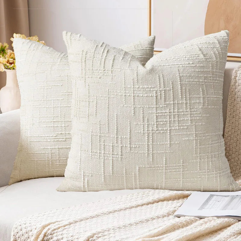 Bamboo Loop Collection – Textured Chenille & Boucle Cushion Covers