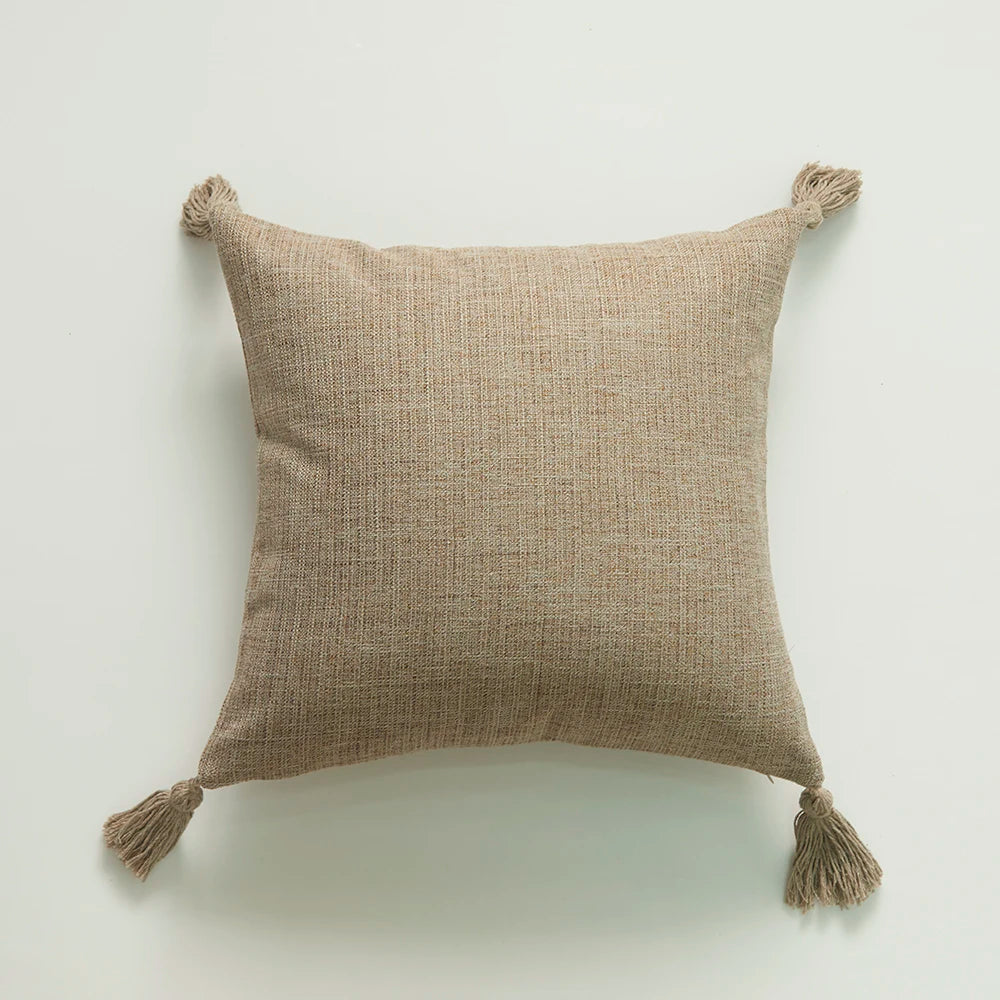 Japanese-Style Decorative Cushion Cover for Sofa, Bed & Living Room