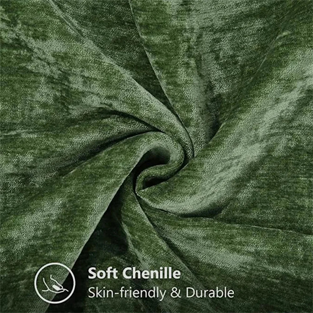 Chenille Throw Pillow Cover for Living Room, Sofa, and Bed
