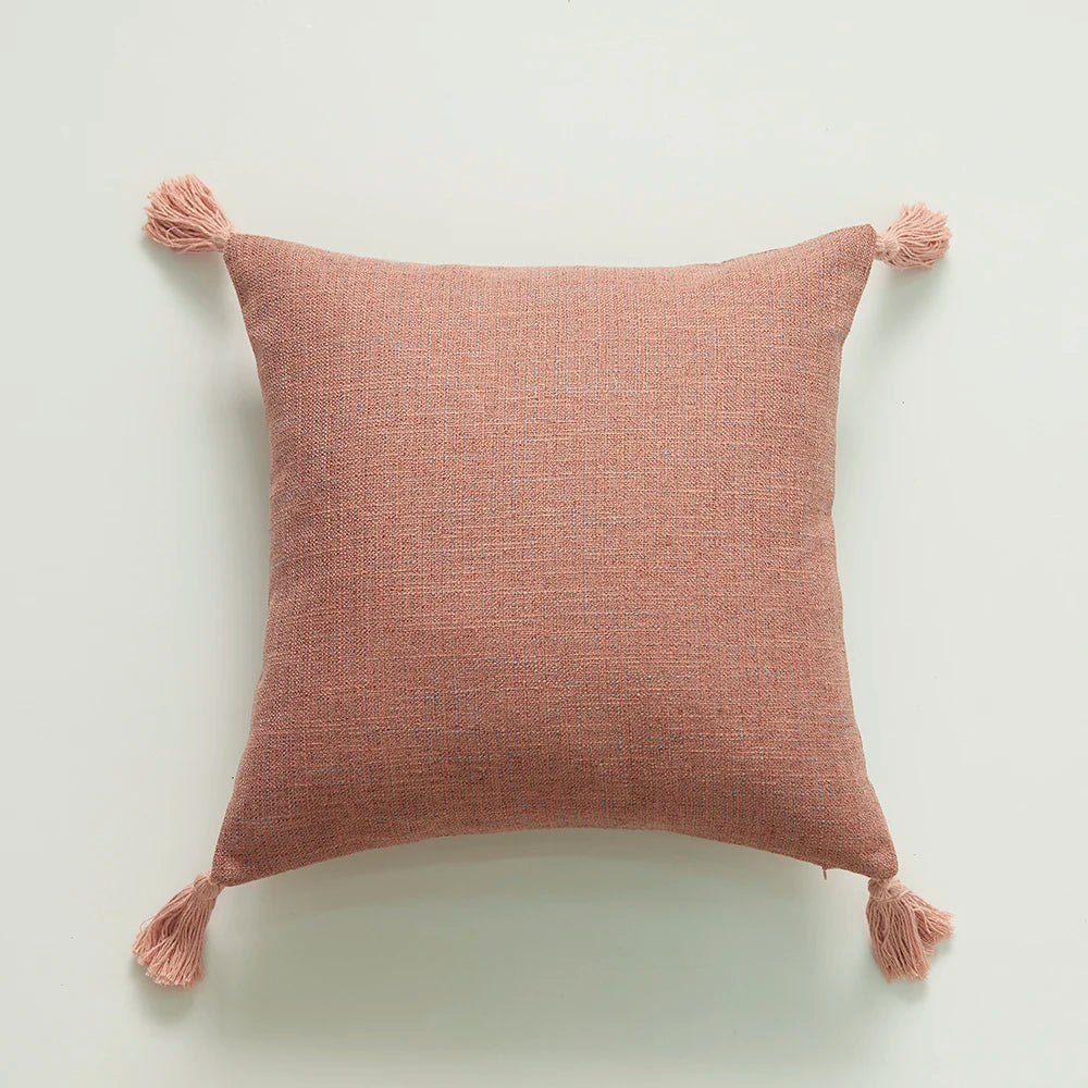 Japanese-Style Decorative Cushion Cover for Sofa, Bed & Living Room