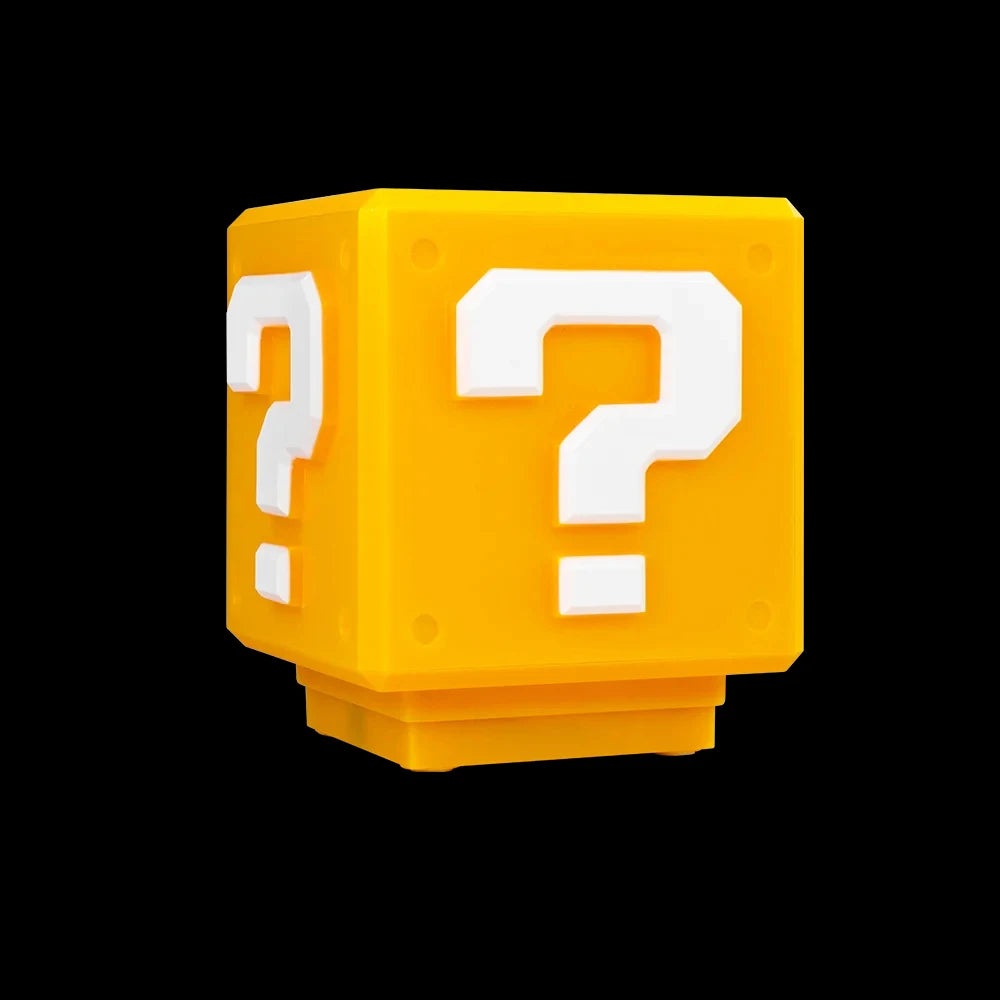 LED Question Mark Night Light – USB Rechargeable Game-Inspired Bedside Lamp with Music & Silent Mode