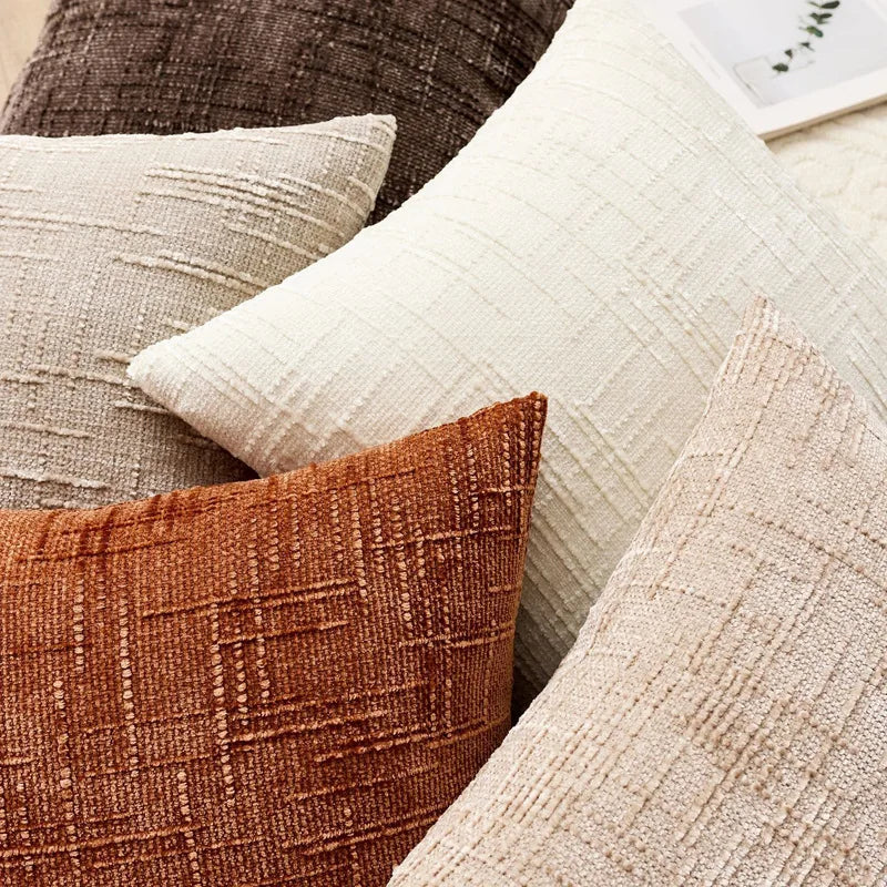Bamboo Loop Collection – Textured Chenille & Boucle Cushion Covers