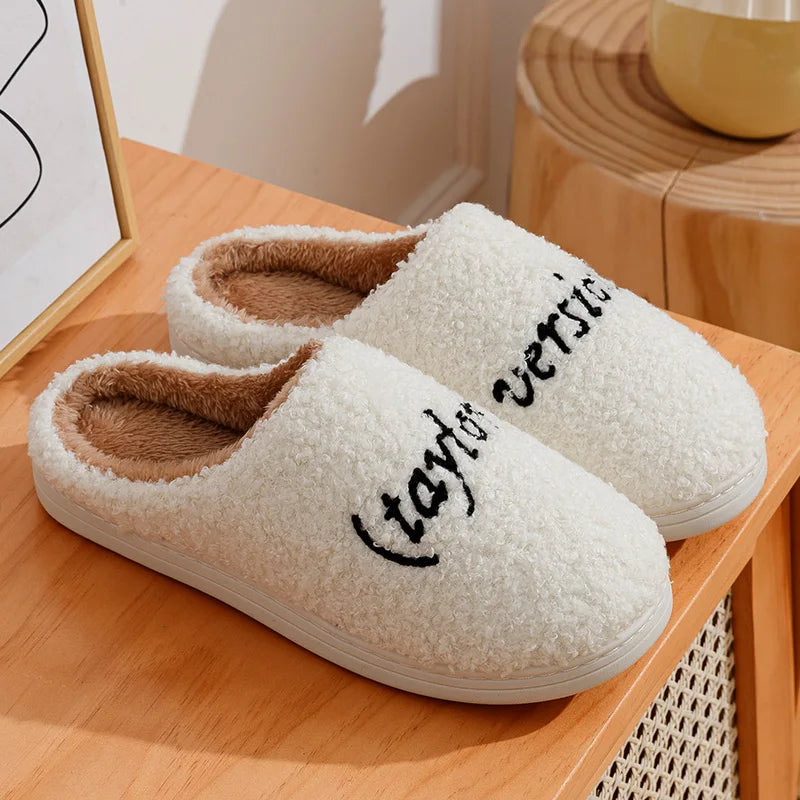 Taylor’s Version Winter Slippers – Cozy Elegance for Indoor Comfort