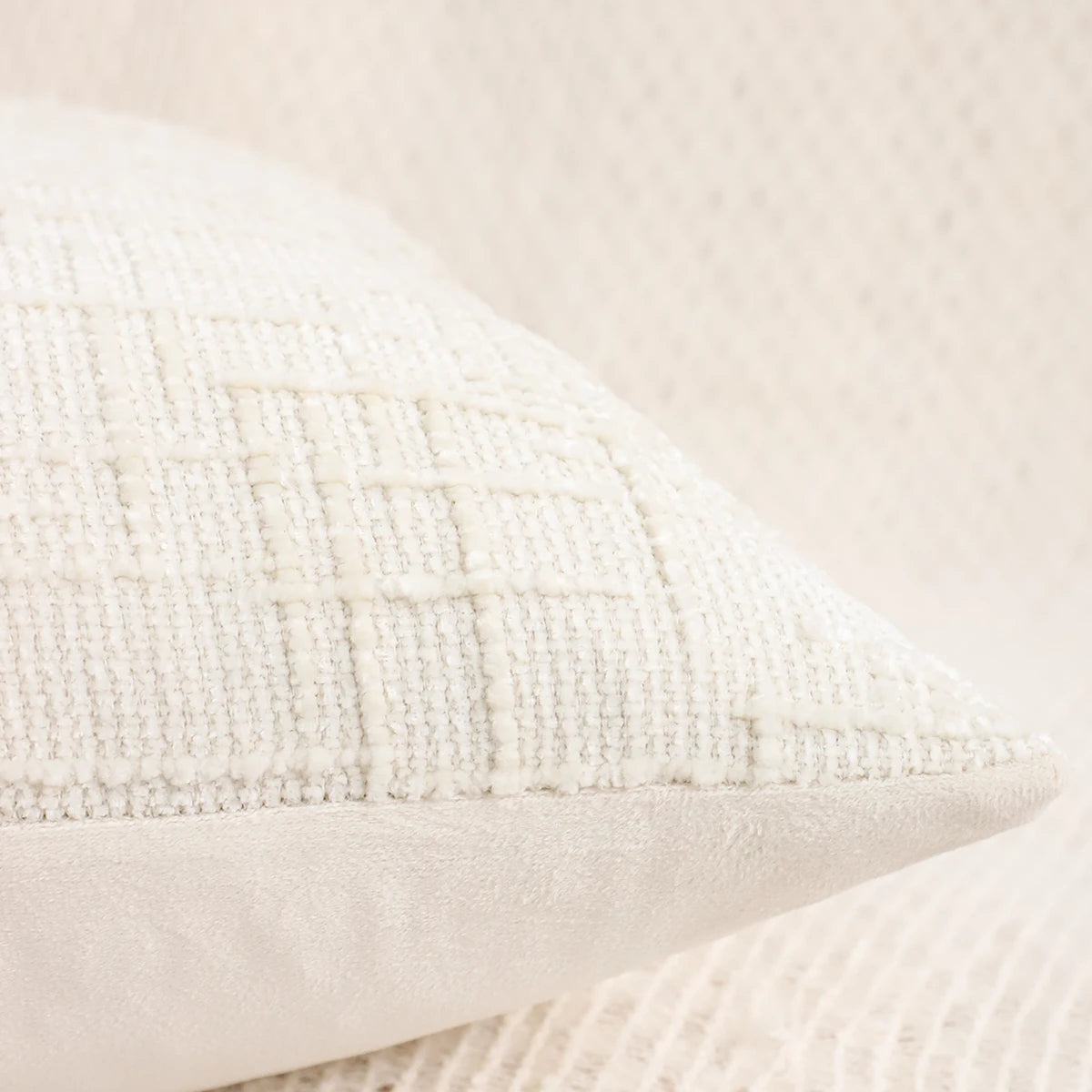 Sandstone Weave Throw Cushion Cover