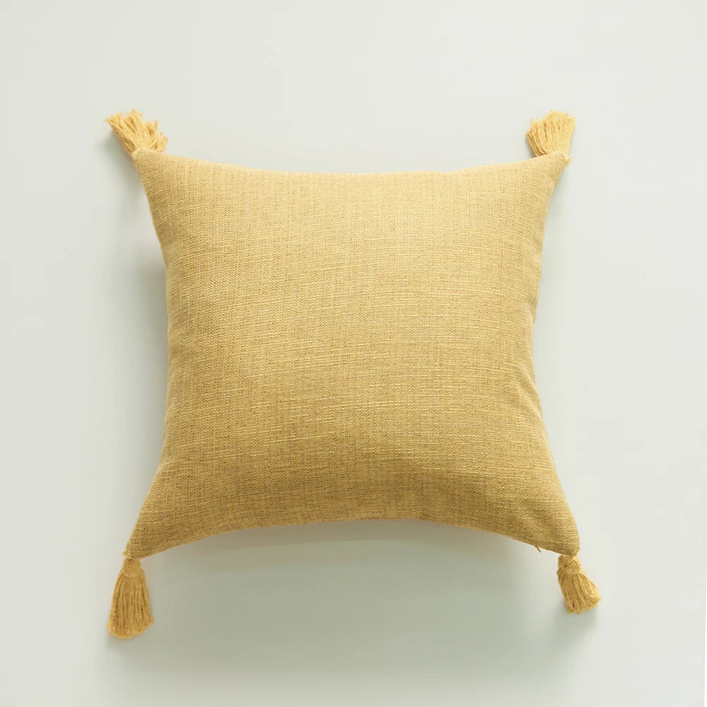 Japanese-Style Decorative Cushion Cover for Sofa, Bed & Living Room