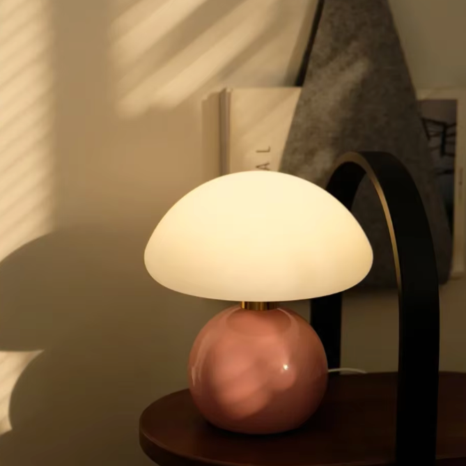 Stratolite Moon LED Bedside Lamp | Minimalist Nightstand Light