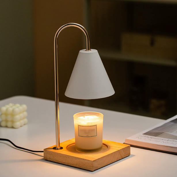 Minimalist Candle Warmer Lamp | Flameless Candle Melter for Cozy Home Decor