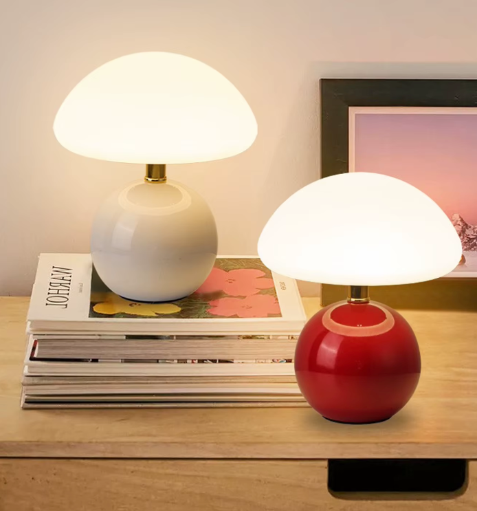Stratolite Moon LED Bedside Lamp | Minimalist Nightstand Light
