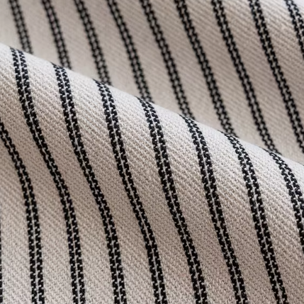 Striped Silk Sofa Cushion Cover | Nordic Tassel Style Pillowcase