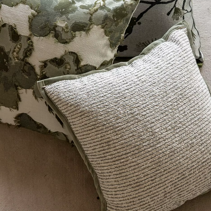 Verdant Tones Collection - Textured Green Cushion Covers