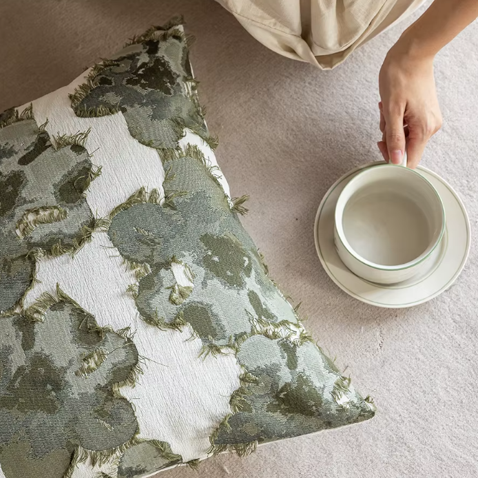 Verdant Tones Collection - Textured Green Cushion Covers