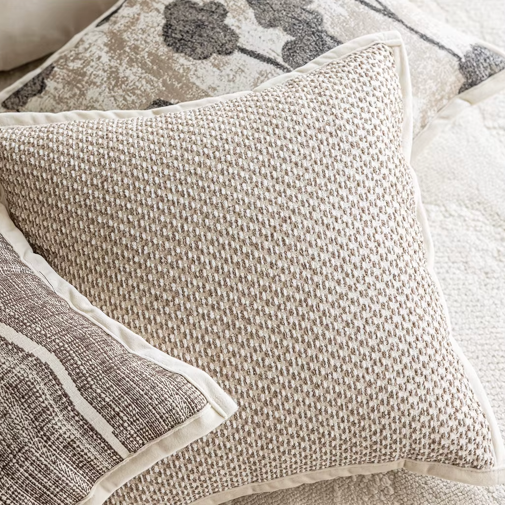 Nature Weave Collection – Chenille Jacquard Cushion Covers