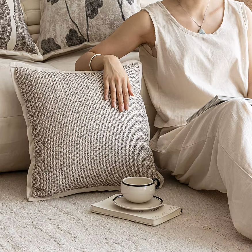 Nature Weave Collection – Chenille Jacquard Cushion Covers