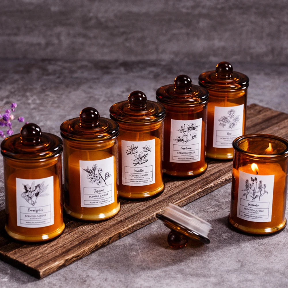 Small Tea Jar Luxury Aromatherapy Soy Candle