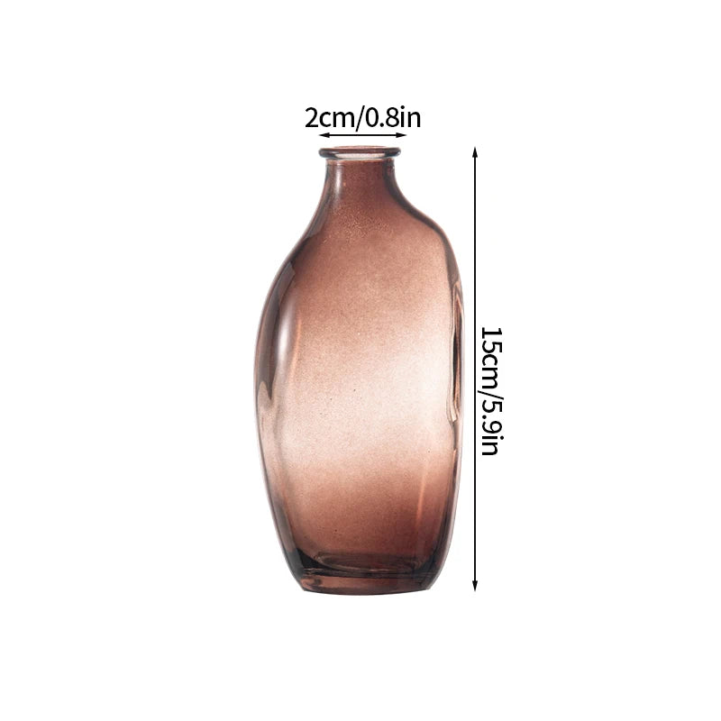 Decorative Glass Vase for Flowers – Modern Home and Office Decoration
