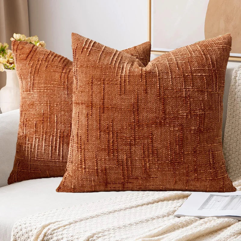 Bamboo Loop Collection – Textured Chenille & Boucle Cushion Covers
