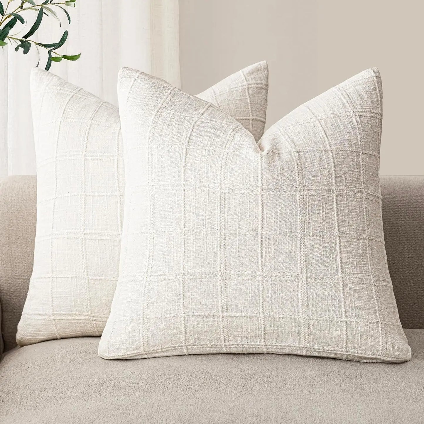 Classic Grid Cushion Cover Collection