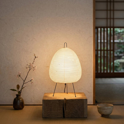 Hikari Lantern – Japanese Style Rice Paper Table Lamp