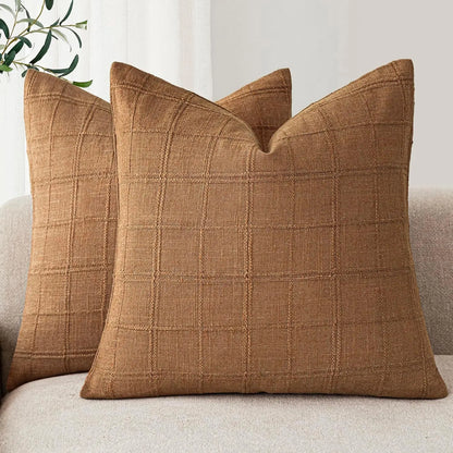 Classic Grid Cushion Cover Collection