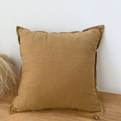 Soft and Comfortable Solid Color Cushion Cover for Sofa, Bed, and Living Room