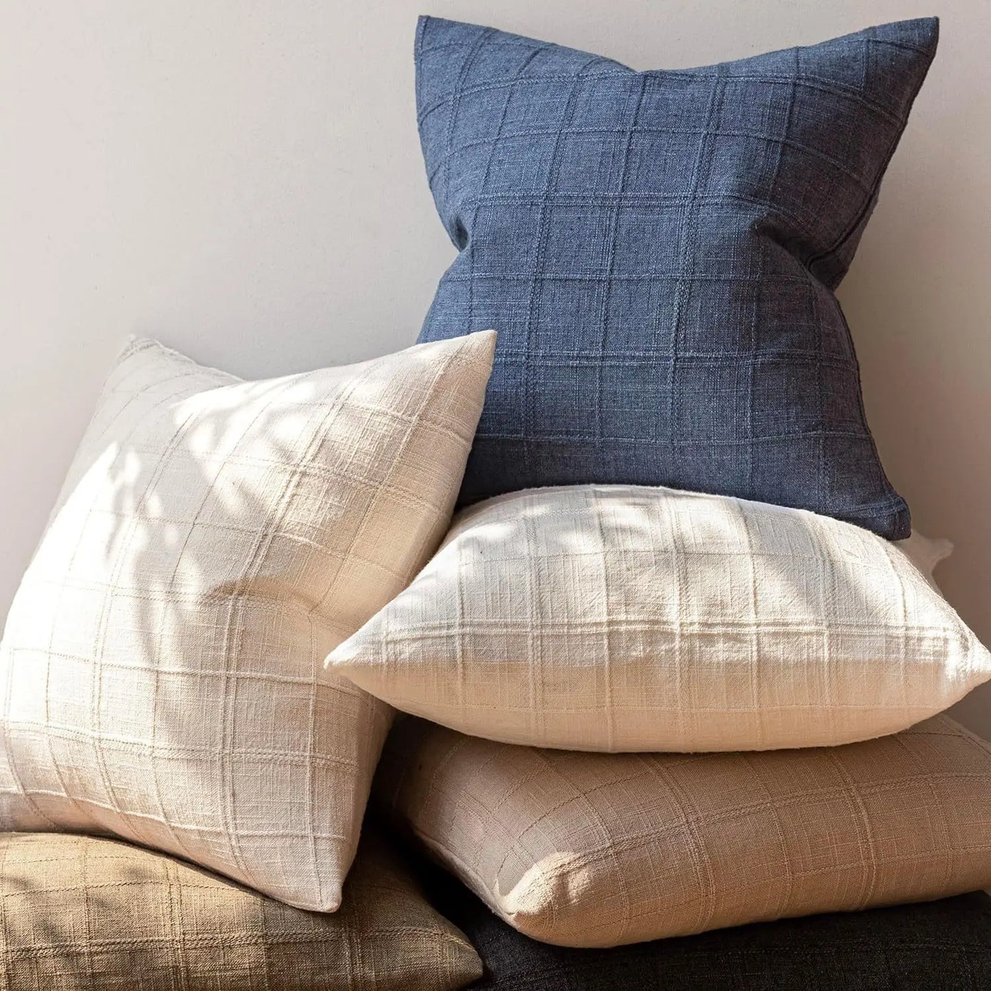 Classic Grid Cushion Cover Collection