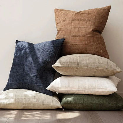 Classic Grid Cushion Cover Collection