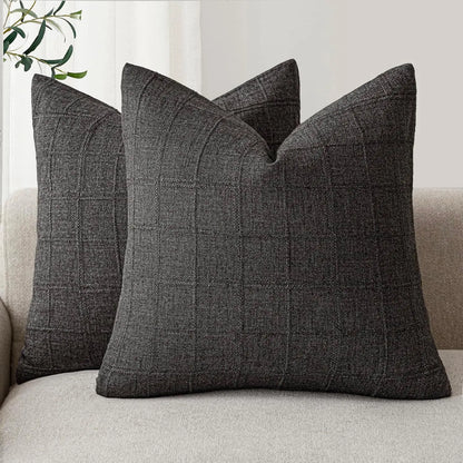 Classic Grid Cushion Cover Collection