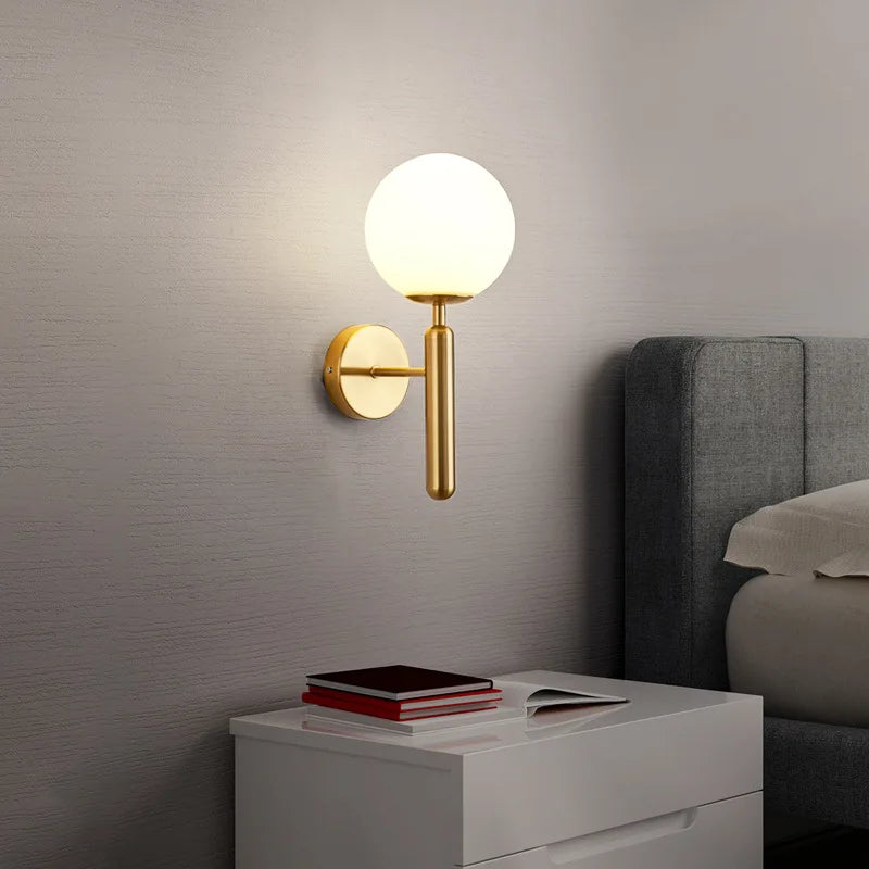 Modern Indoor Wall Light – Sleek Bedroom Bedside Lamp for Living Room and Home Decor