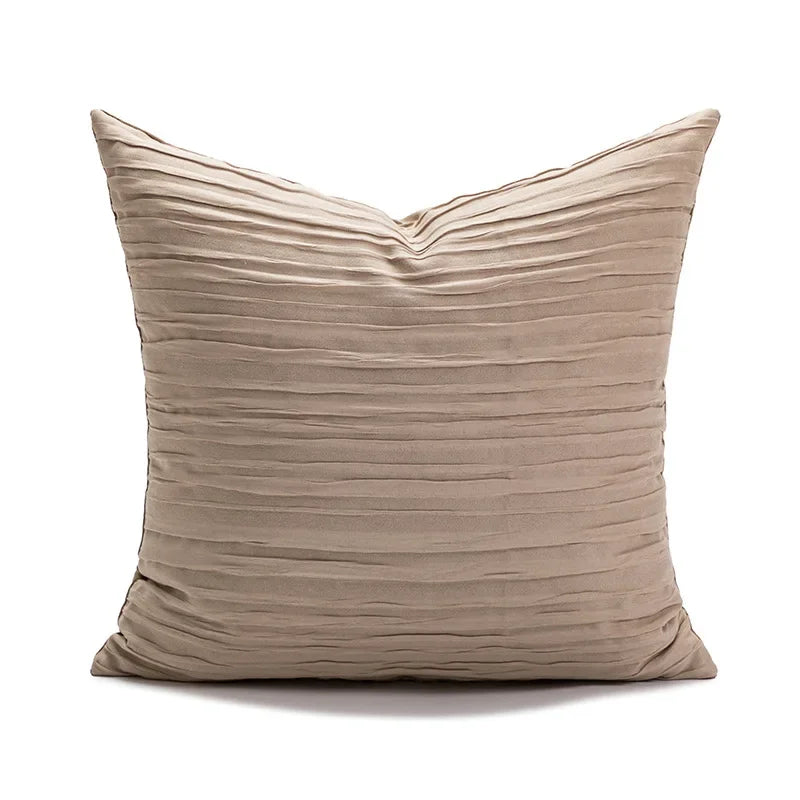 Modern Simplicity Brown Coffee Pillow Cover – Nordic Light Luxury Decorative Cushion Case 45x45cm