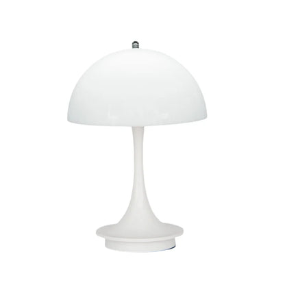 LED Mushroom Table Lamp – Rechargeable, Dimmable, Touch Control Night Light