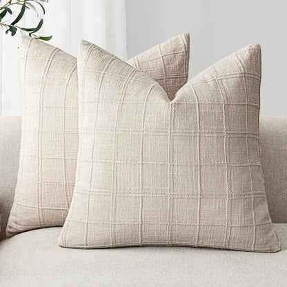 Classic Grid Cushion Cover Collection