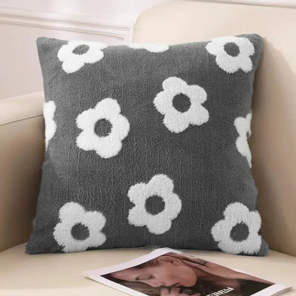 Floral Luxury Pillow Cover | Decorative Cushion for Sofa, Bed, & Living Room