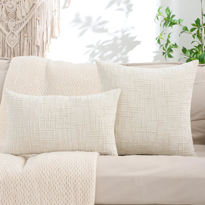 Sandstone Weave Throw Cushion Cover