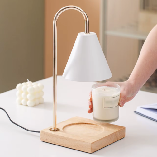 Minimalist Candle Warmer Lamp | Flameless Candle Melter for Cozy Home Decor