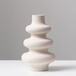 Nordic Ceramic Vase | Modern Decorative Flower Pot for Home & Office