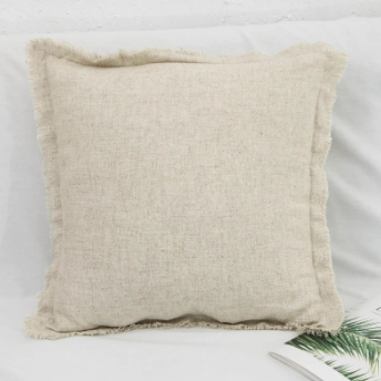 Boho Chic Cotton & Linen Tassel Cushion Covers | Decorative Pillowcase