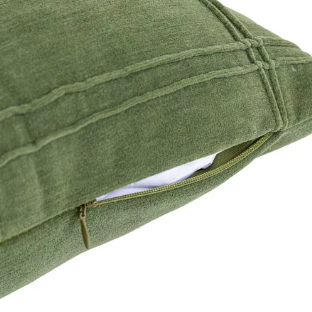 Fundas de almohadas de sofá modernas de color verde: lujosas fundas de cojín para salas de estar y dormitorios